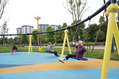 峨眉新添健身公園，市民休閑鍛煉新去處全面升級